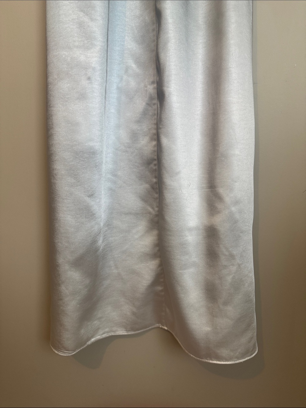 OPEN EDIT Racerback Satin Maxi Dress In Green Ombre, Size Medium - Picture 10 of 10